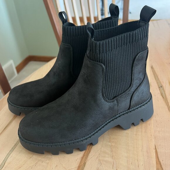 Bull Boxer Chelsea Boot - Black Faux Leather - Womens Size 6 - NEW - Picture 3 of 13